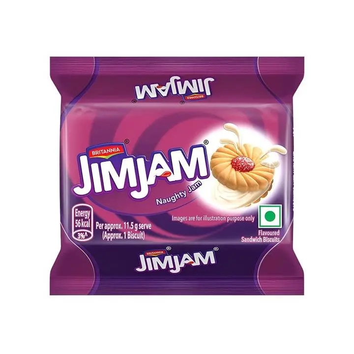 Britannia Treat Jim Jam Sandwich Cream  Biscuit