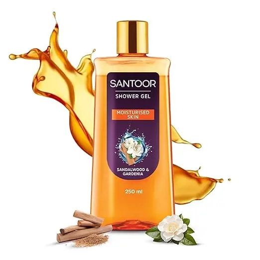 Santoor Sandalwood & Gardenia Shower Gel (250 Ml)