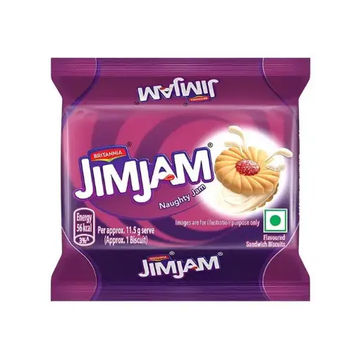Britannia Treat Jim Jam Sandwich Cream  Biscuit