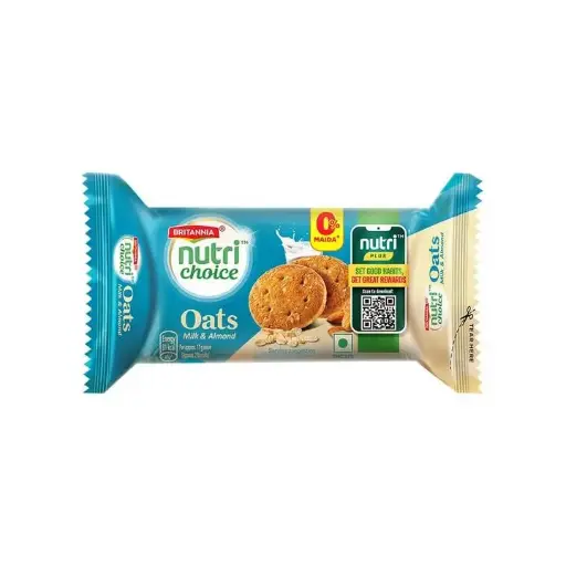 Britannia Nutri Choice Almond Oats & Milk Biscuit