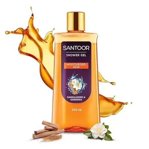 Santoor Sandalwood & Gardenia Shower Gel (250 Ml)