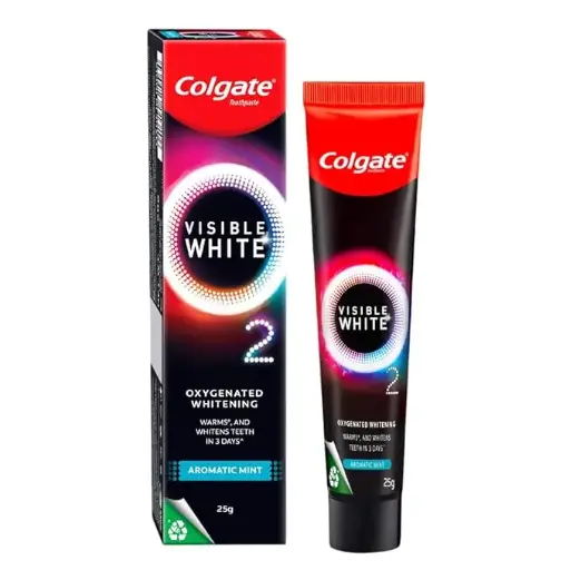 Colgate Visible White O2 Teeth Whitening Toothpaste (25 g)