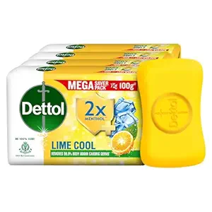 Dettol Lime Cool Beauty Soap (4x100g)
