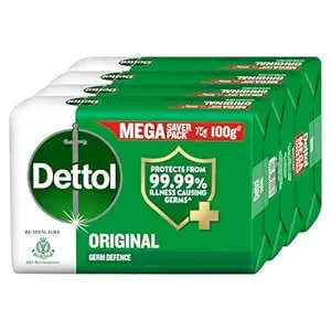 Dettol Original Bathing Soap (4x100g)