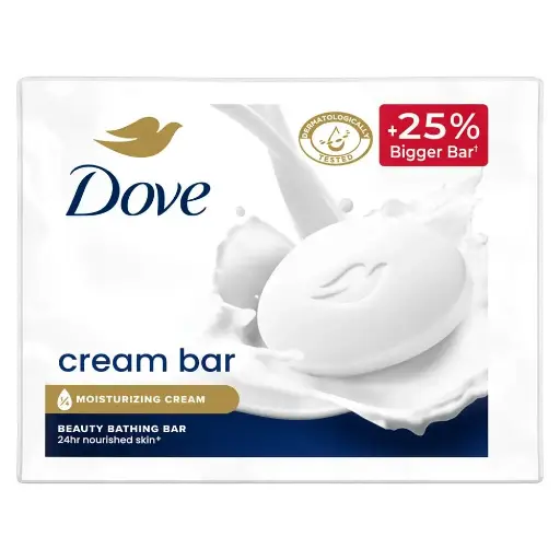 Dove Cream Beauty Bathing Soap (125gx3)