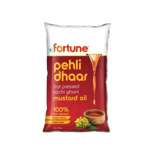 Fortune Pahli Dhaar Kachi Ghani Mustard Oil
